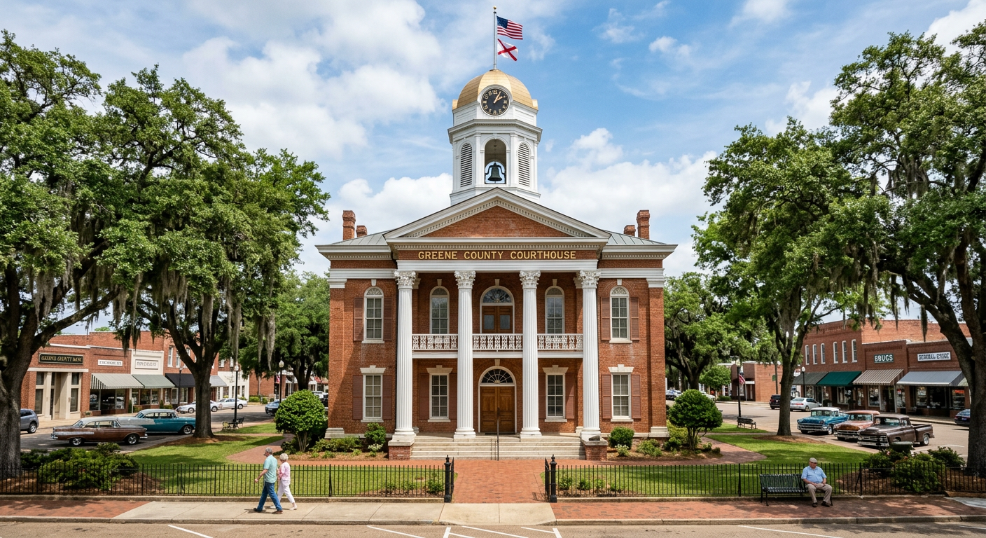 Historic county courthouse in Sumter County